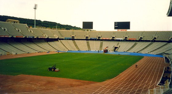 Barcelona Olympic Stadium inside (www.free-city-guides.com)