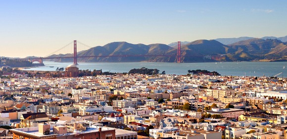 San Francisco Pacific heights view