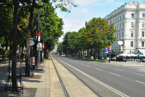 Vienna ring boulevard wide