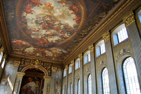 London Greenwich Old Royal Naval College Painted Hall (www.free-city-guides.com)