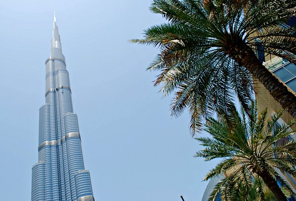 Dubai Burj Khalifa Exterior Daytime