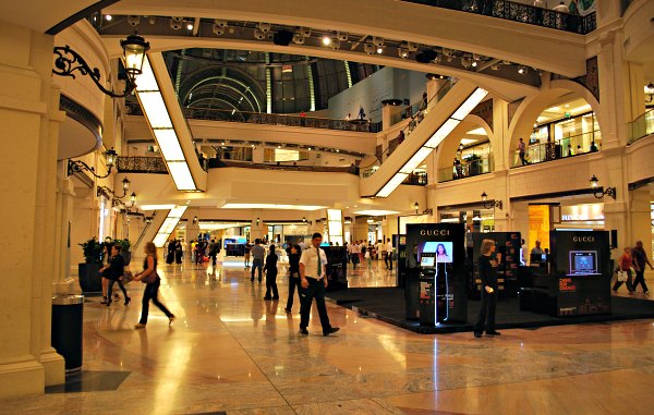 Dubai Mall of The Emirates shops