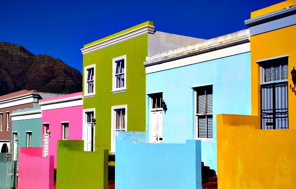 Cape Town Bo Kaap houses