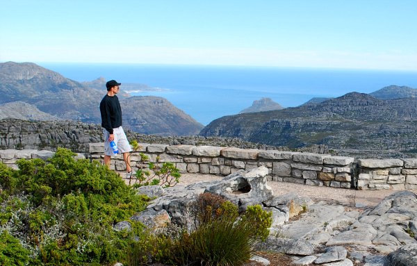 Cape Town Table Mountain sea