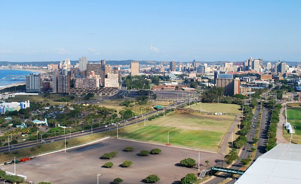 Durban skyline from the SkyCar