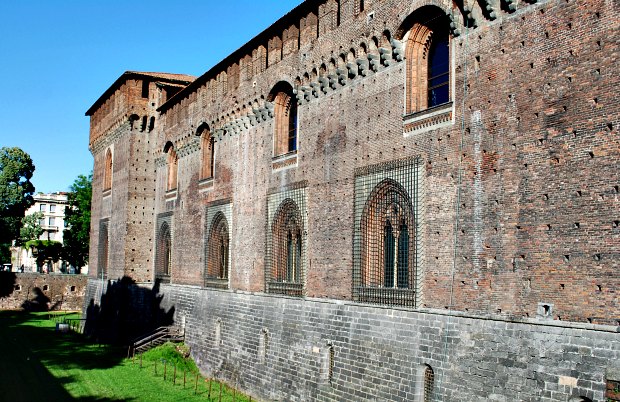 Milan Castello Sforzesco rear