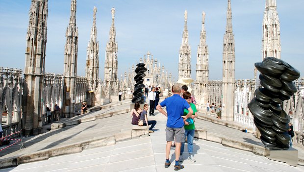 Milan Duomo roof