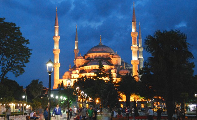 Istanbul Blue Mosque night