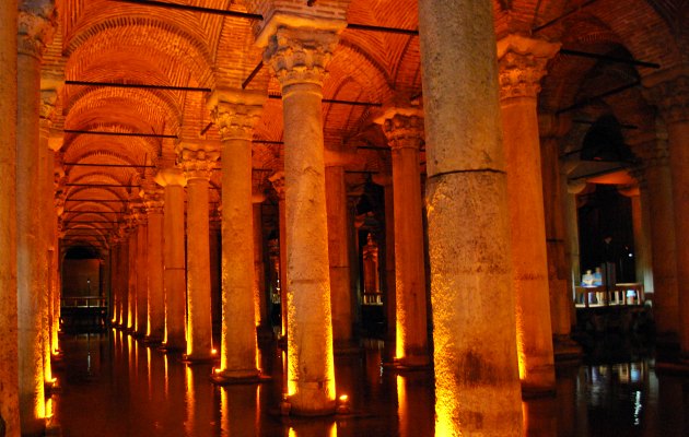 Istanbul Basilica Cistern columns