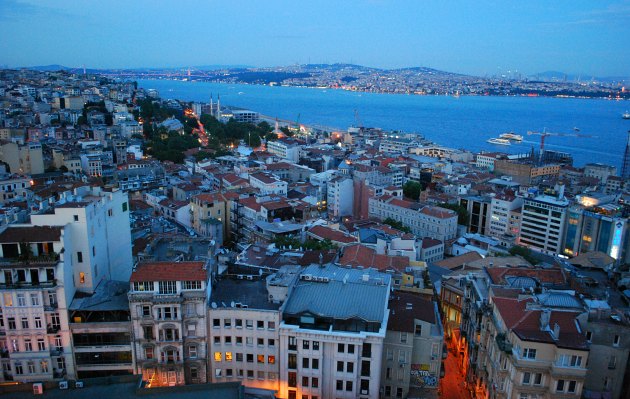 Istanbul Galata Tower Bosphorus view