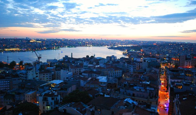 Istanbul Galata Tower Golden Horn