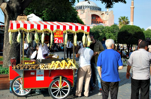 Istanbul Sultanahmet Square Street Trader