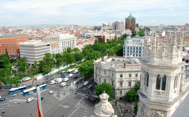 Madrid City Hall Alternate Roof View