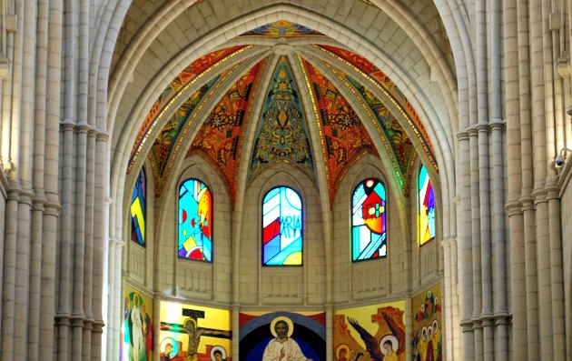 Madrid Santa Maria Altar Windows