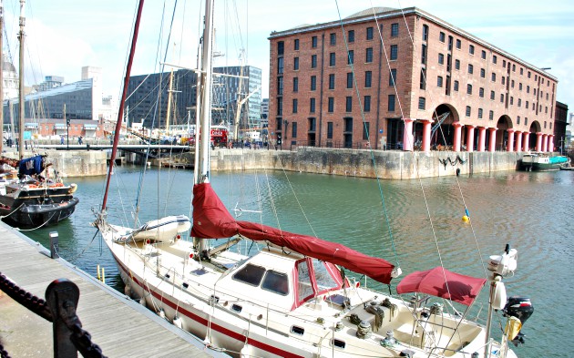 Liverpool Albert Dock with Boat