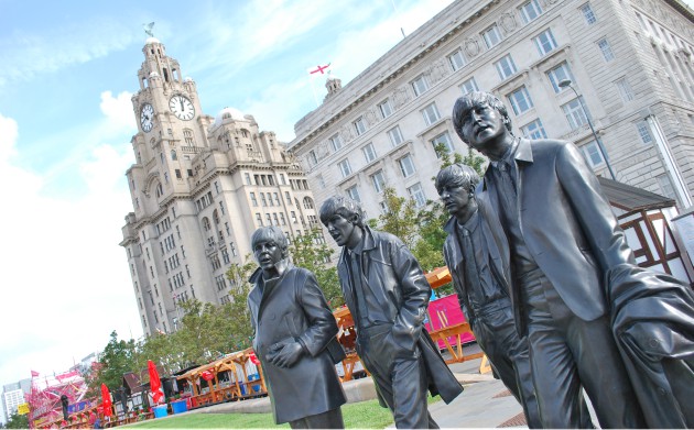 Liverpool Waterfront Beatles Statue