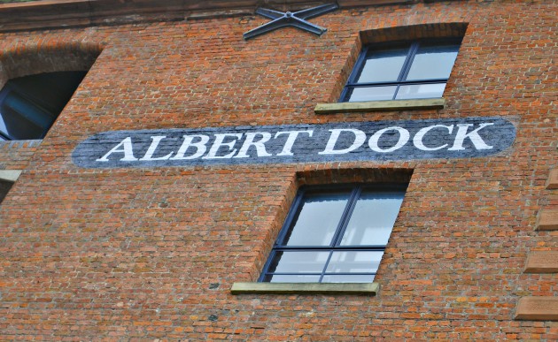 Liverpool Albert Dock Sign