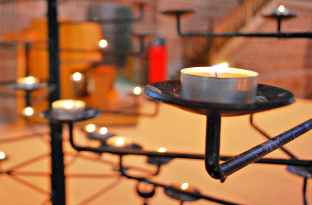 Liverpool Cathedral Candles