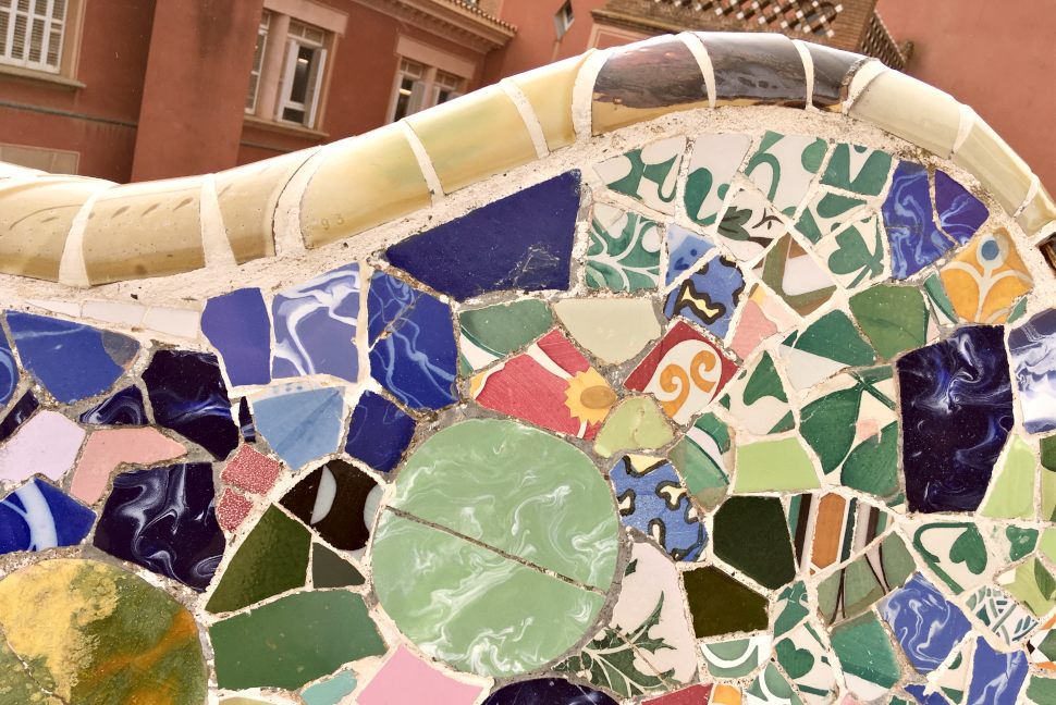 Barcelona Parc Guell Mosaics