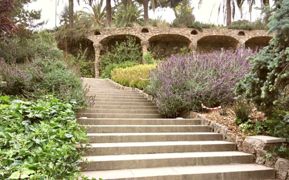 Barcelona Parc Guell steps