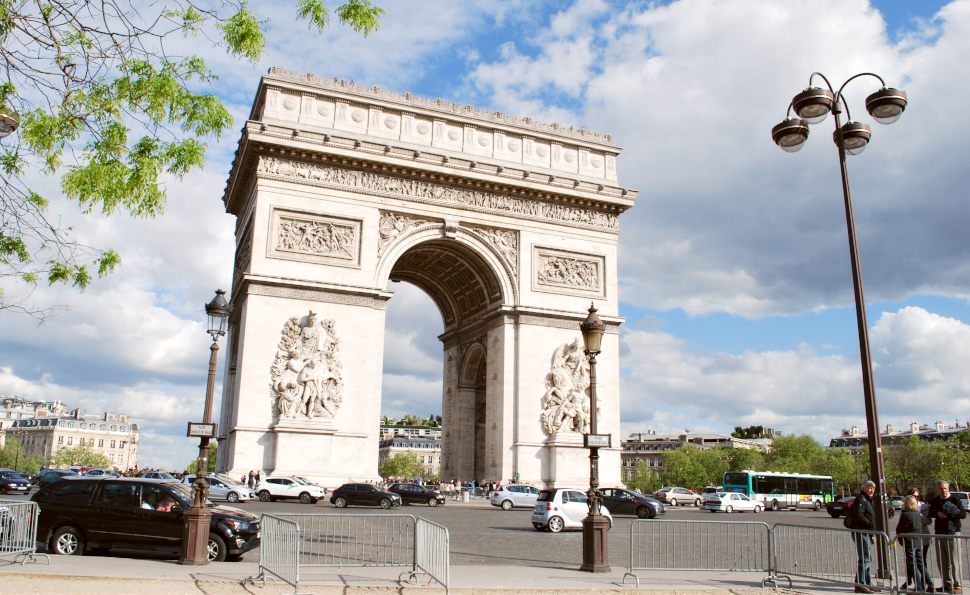 Paris Arc De Triomphe Day New