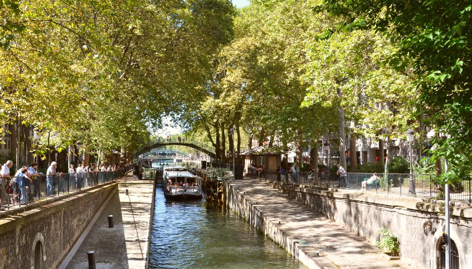 Paris Canal St Martin Boat New