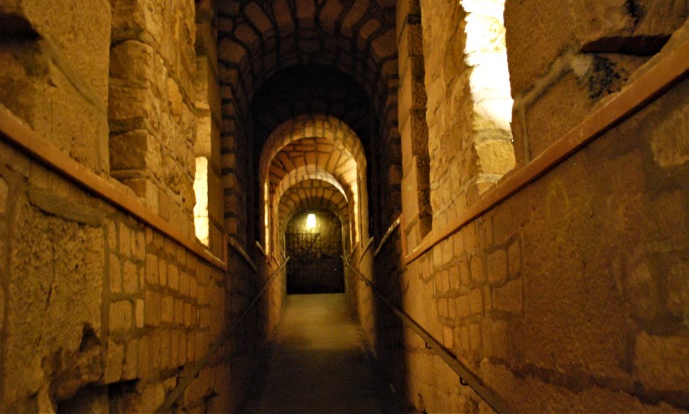 Paris Catacombs tunnel New