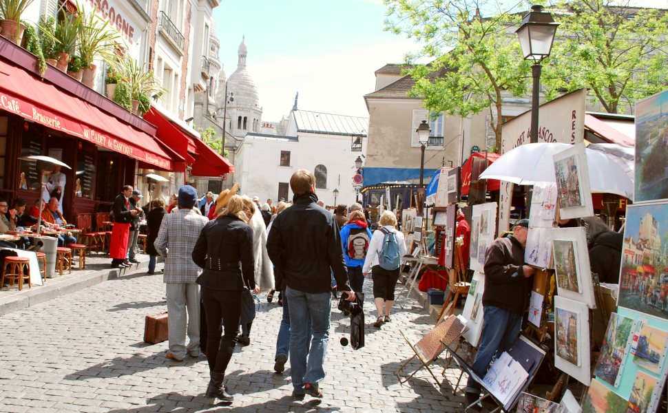 Paris Montmartre Artists Market new