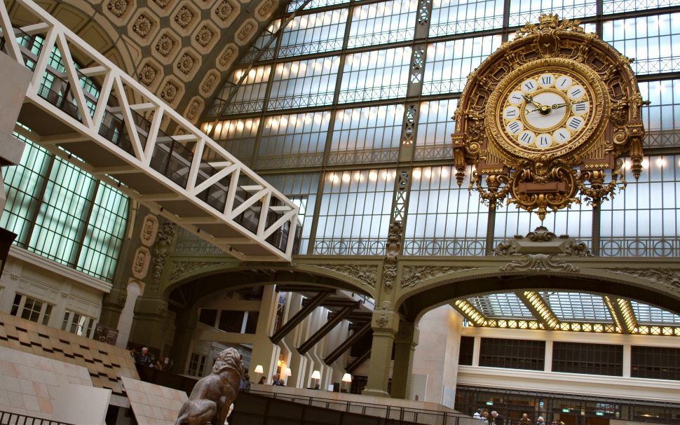 Paris Musee D'Orsay Interior Clock